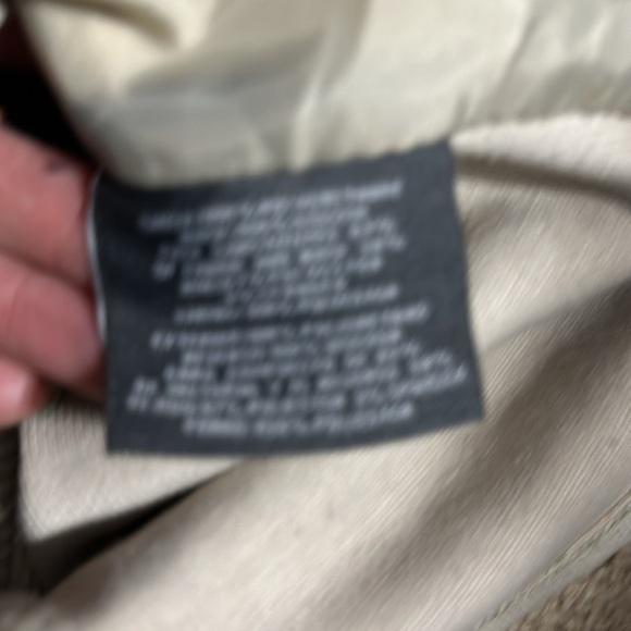 Kenneth Cole Reaction Beige Moto Jacket Faux Leather Women’s XXL - Picture 6 of 7